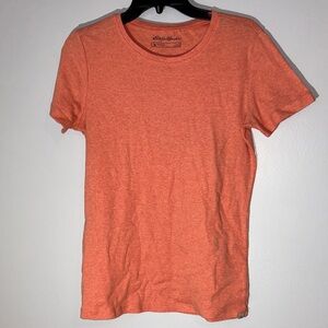 Eddie Bauer Lightweight Orange Tee Outdoor Size L‎